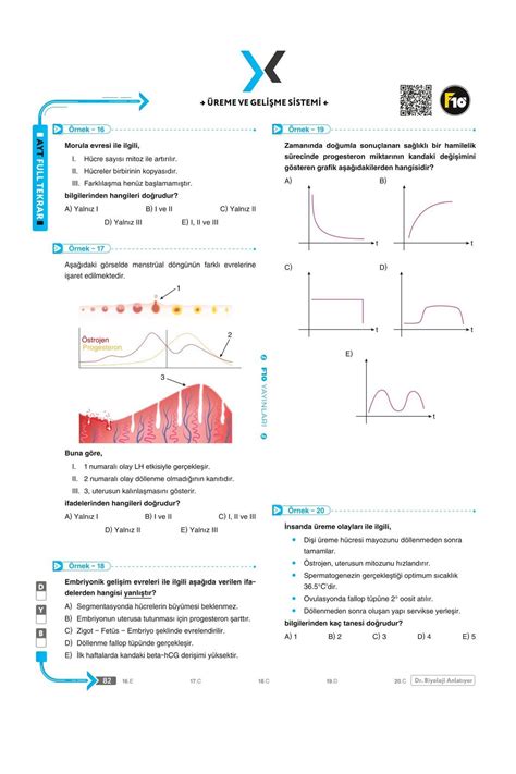 Dr Biyoloji Ayt Biyoloji Full Tekrar Video Ders Kitab F Yay Nlar