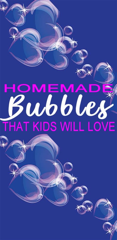 2 Ingredient Diy Bubbles Homemade Bubble Recipe For Kids Easy Bubble