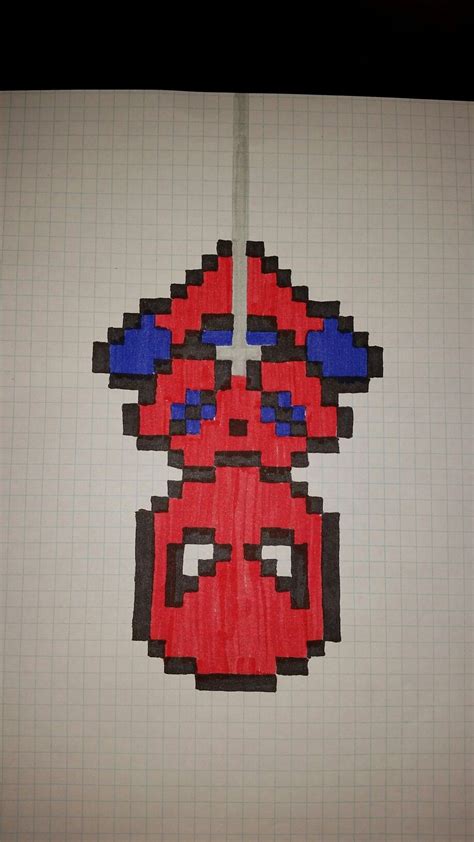 Spiderman Pixel Art Dibujos En Cuadricula Dibujos Pixelados Dibujos Im