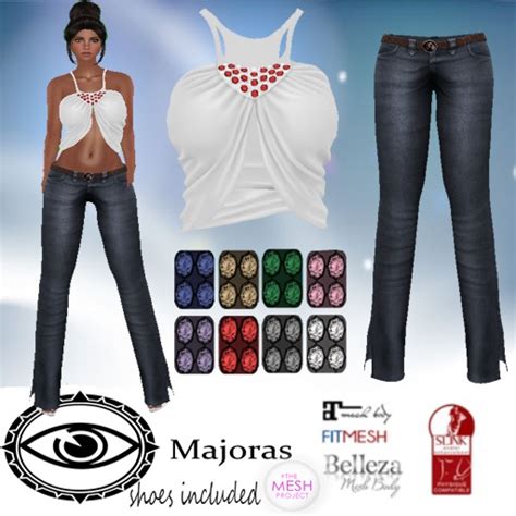 Second Life Marketplace Majoras Tessa Outfit