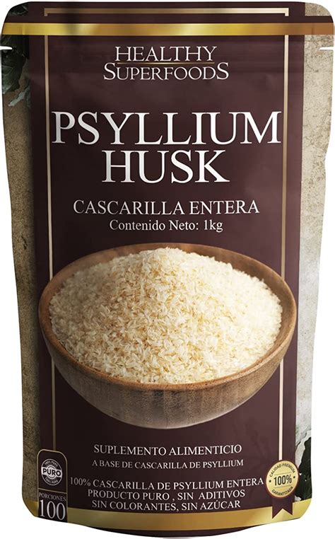 Psyllium Plantago Husk Premium Kg Puro Sin Az Car Vive Al