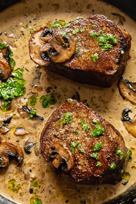 Perfect Filet Mignon With Mushroom Marsala Sauce Vikalinka