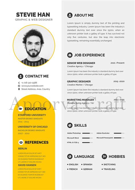Resume Template High Quality Cv Template Professional Resume