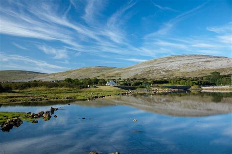 Photo Prints Wall Art The Landscape Of The Burren Reflected In