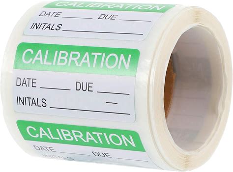 Iplusmile 300pcs Self Laminating Calibration Labels Production Control