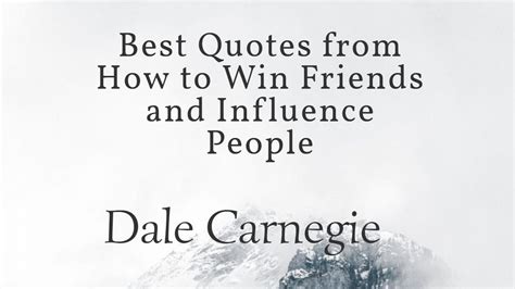 Quotes From How To Win Friends And Influence People Janean Joelle