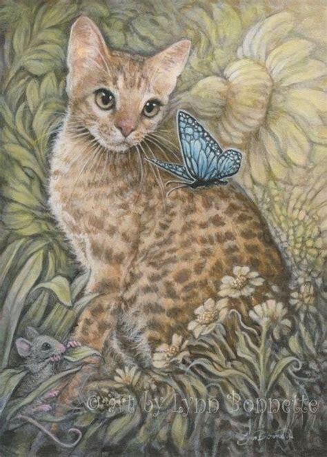 12 Beaux Tableaux De Lynn Bonnette Page 10 Cats Illustration Cat