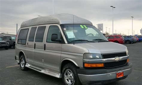 2003 Chevrolet Conversion Van Midwest Vans 7 Passenger Cp16462at Conversion Vans For Sale