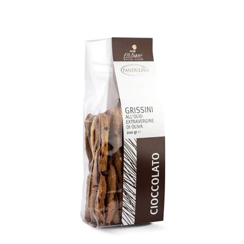 Grissini Allolio Extravergine Di Oliva Cioccolato 200 G