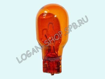 Лампа автомобильная бесцокольная желтая WY16W Osram 921NA 12V 16W