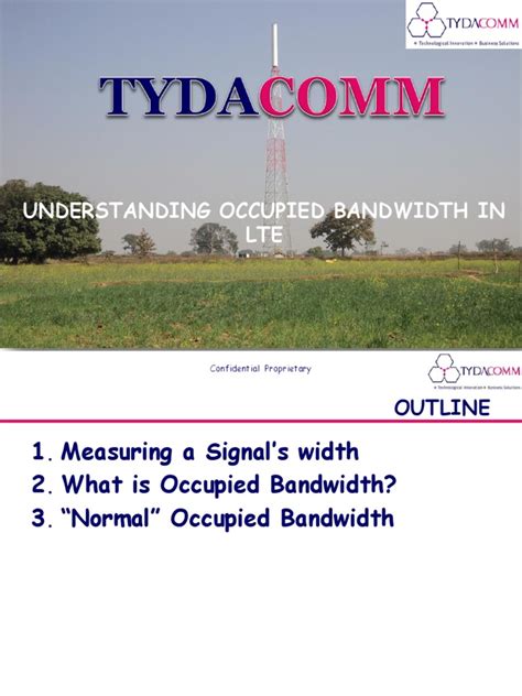 Understanding Occupied Bandwidth In Lte Pdf