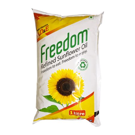 Freedom Refined Sunflower Oil 1l Add2bag