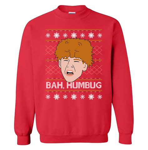 Farkus Bah Humbug Sweatshirt Holiday Movie Old School Shirts
