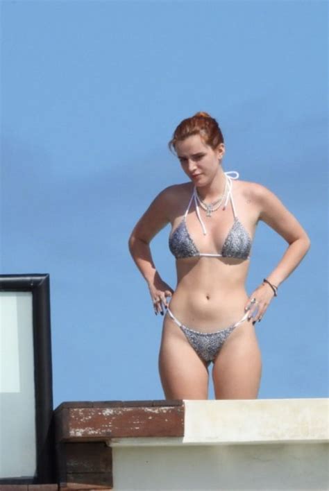 Bella Thorne In Bikini At A Hotel Pool In Tulum Hawtcelebs