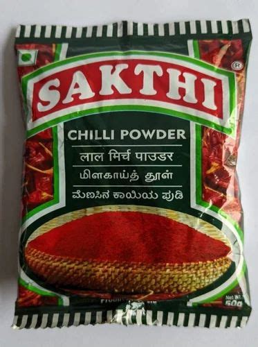 50g Sakthi Chilli Powder Packets At Rs 37 Pack In Viralimalai ID