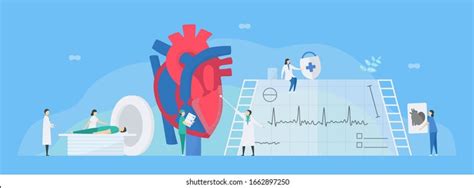 Cardiology Vector Illustration This Disease Calls Stock Vector Royalty