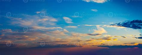 Evening sky with clouds 34532422 Stock Photo at Vecteezy