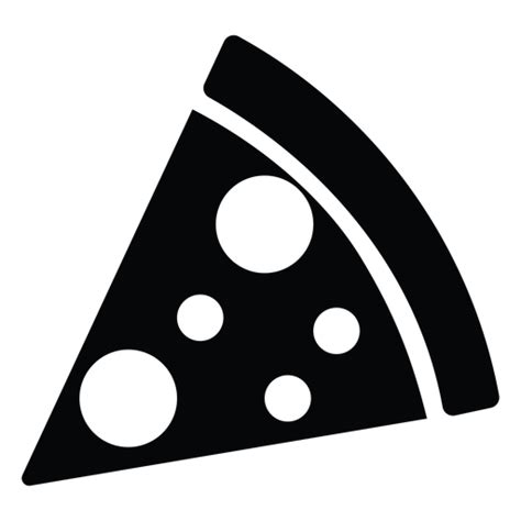 Diseño Png Y Svg De Icono De Rebanada De Pizza Simple Para Camisetas