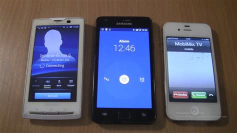 Incoming Call Outgoing Call Alarms At The Same Time Iphone S Sony