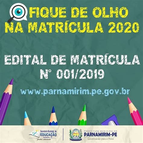 Secretaria De Educa O De Parnamirim Pe Publica Edital De Rematr Culas