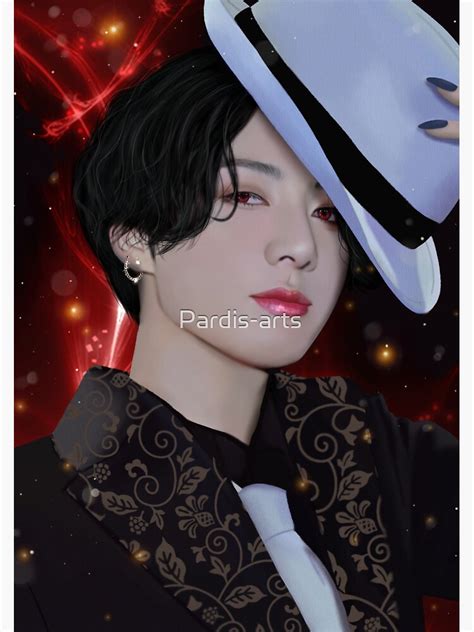 Jungkook Bts Sticker For Sale By Pardis Arts Redbubble