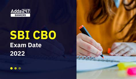 Sbi Cbo Exam Date 2022 Out Exam Schedule Pdf