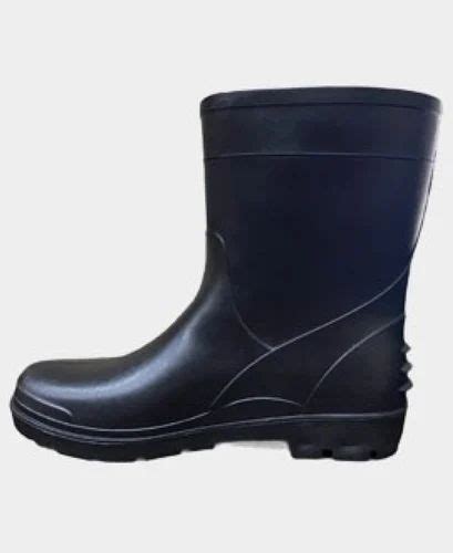 Fortune Half Black Gold PVC Gumboots For Construction Size 10 At Rs