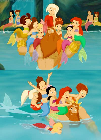 King Triton and his Daughters - Disney Princess Photo (31407184) - Fanpop