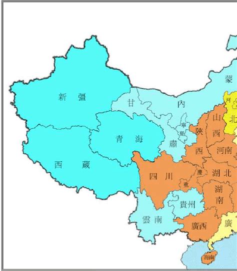 中国分省地图word文档在线阅读与下载免费文档