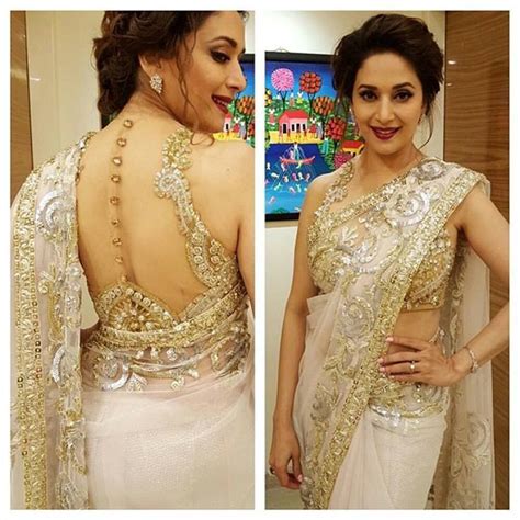 Madhuri Dixit Hot In Saree So Pretty Pinterest Madhuri Dixit