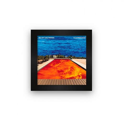 Quadro azulejo moldura Red Hot Chili Peppers Artgeek Loja Nerd de Decoração e Presentes