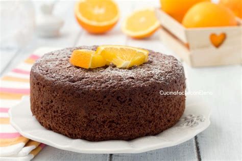 Torta Arancia E Cioccolato Senza Bilancia Al Cucchiaio Senza Burro