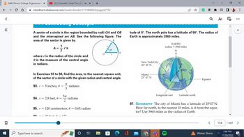 Answered: is the rac circle and 0 is the measure… | bartleby