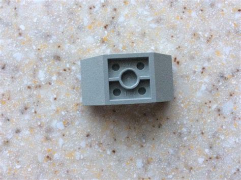 Lego Part Rare Vintage Light Gray Slope Inverted X Double Set