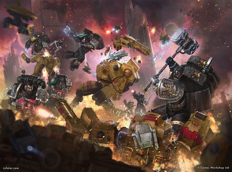 Artstation Deathwatch Vs Tau Battlesuits