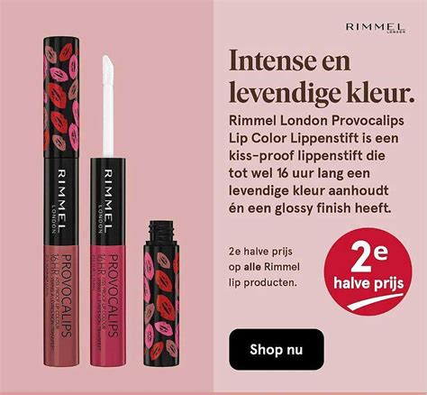 Rimmel London Provocalips Lip Color Aanbieding Bij Etos Folders Nl