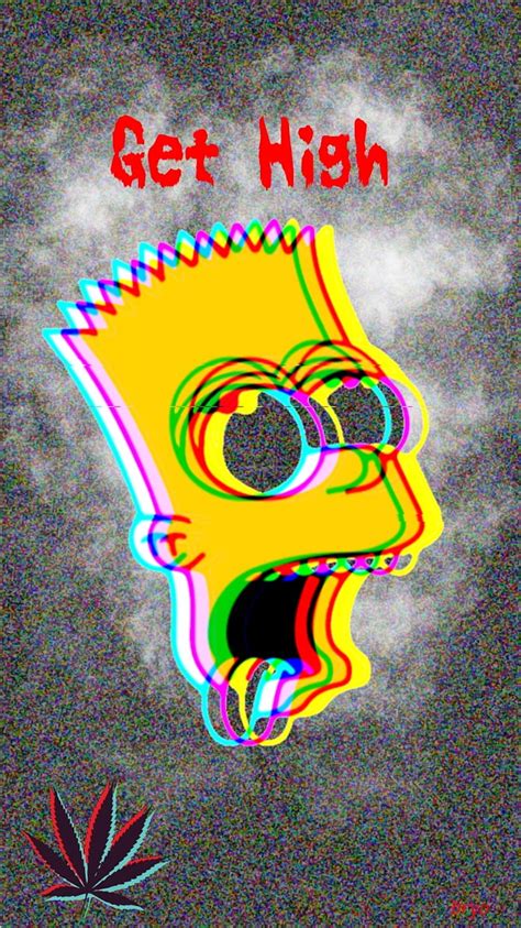 Bart Simpson Smoking Wallpaper