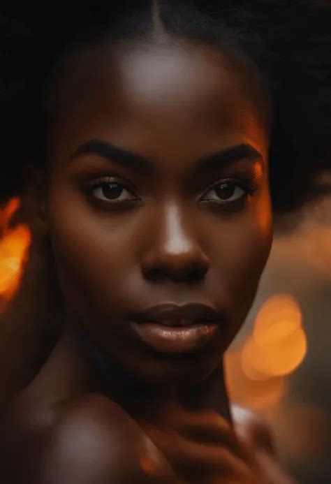Naked Black Girl Staring At Me With An Incendiary Expression SeaArt AI