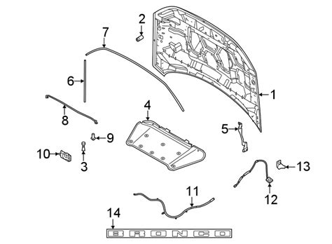 2021 Ford Bronco Sport Hood Insulation Pad M1PZ16738B Lakeland Ford