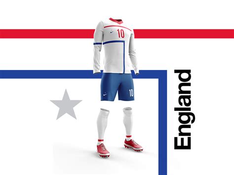 2018 FIFA World Cup Retro Kits | England by MadeByStudioJQ on Dribbble