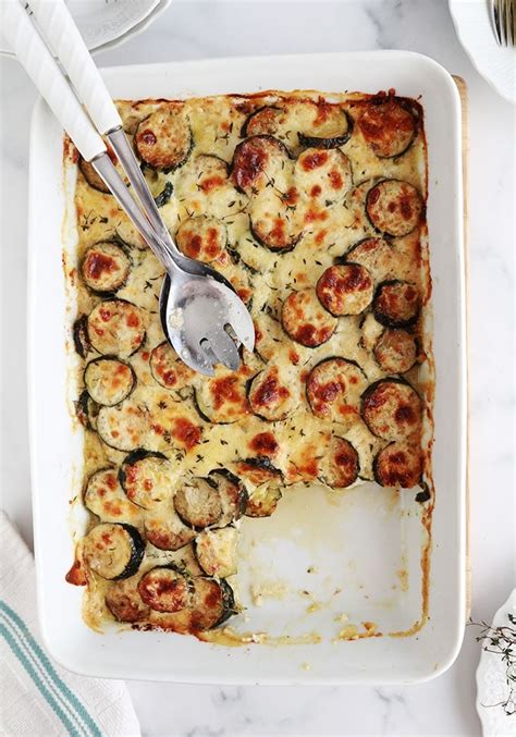 Gratin De Courgettes à La Béchamel Cuisine Culinaire