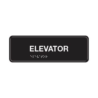 Elevator - ADA Braille Tactile Signs|Seton Canada