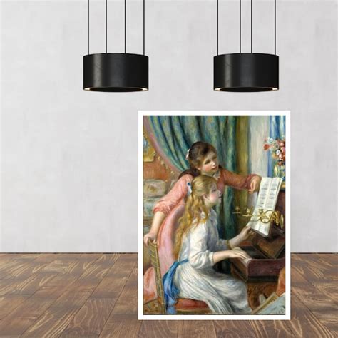 Renoir Two Young Girls at Piano - Etsy