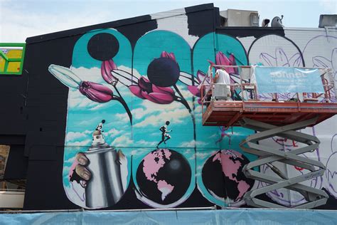 Mural Work In Progress By Insa In Montreal Streetartnews