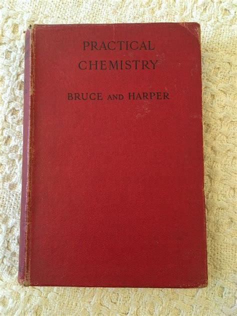 Practical Chemistry Old School Book Old Chemistry Book Etsy