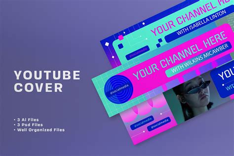 Alternative Design Youtube Cover Social Media Templates Creative Market