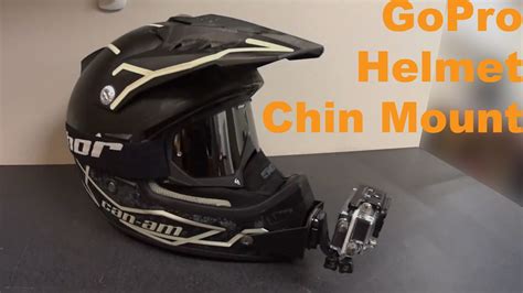 Diy Gopro Atv Motocross Helmet Chin Mount Youtube