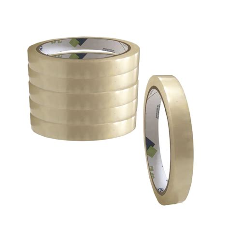 Fita Adesiva Transparente 12mm X 50m Pacote 5 Rolos TecTape