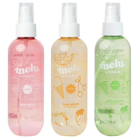 Kit Body Splash Melu By Ruby Rose Mais Vaidosa Kit Body Splash