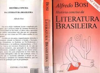 Hist Ria Concisa Da Literatura Brasileira Alfredo Bosi Pdf